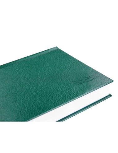 Agenda encuadernada liderpapel corfu 15x21 cm 2024 dia pagina color verde papel 60 gr