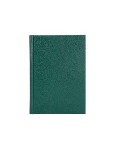 Agenda encuadernada liderpapel corfu 15x21 cm 2024 dia pagina color verde papel 60 gr