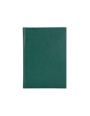 Agenda encuadernada liderpapel corfu 15x21 cm 2024 dia pagina color verde papel 60 gr