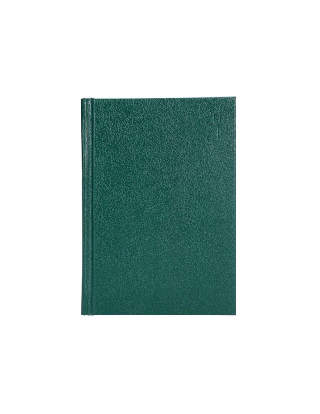 Agenda encuadernada liderpapel corfu 15x21 cm 2024 dia pagina color verde papel 60 gr