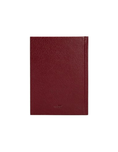 Agenda encuadernada liderpapel corfu 15x21 cm 2024 dia pagina color rojo papel 60 gr