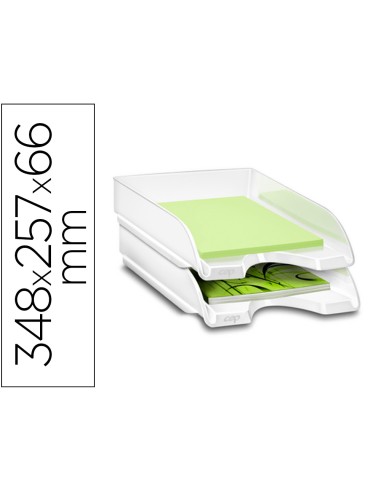 Bandeja sobremesa cep protect antibacteriana plastico color blanco 348x257x66 mm