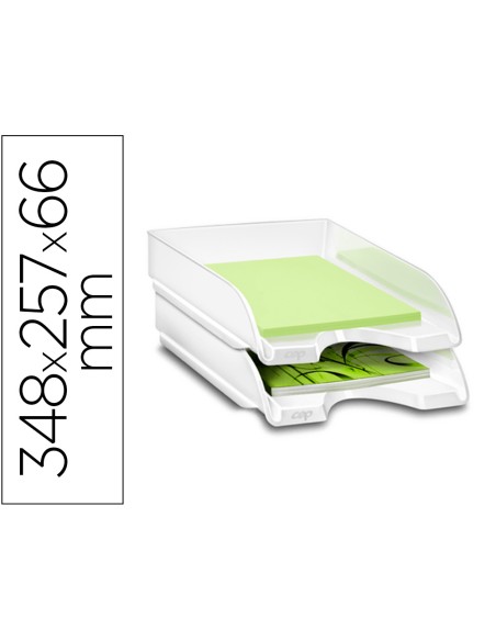 Bandeja sobremesa cep protect antibacteriana plastico color blanco 348x257x66 mm