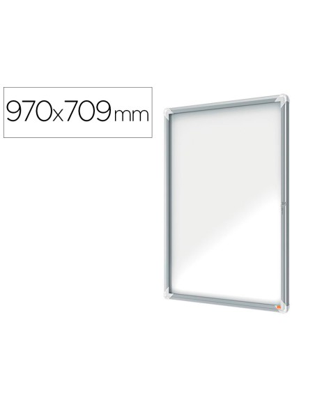 Vitrina de anuncios nobo premium plus magnetica de exterior 9 x din a4 1000x752x45 mm Vitrina de anuncios nobo premium plus magnetica de exterior 9 x din a4 1000x752x45 mm