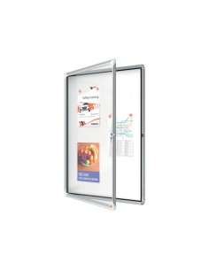 Vitrina de anuncios nobo premium plus magnetica de exterior 9 x din a4 1000x752x45 mm