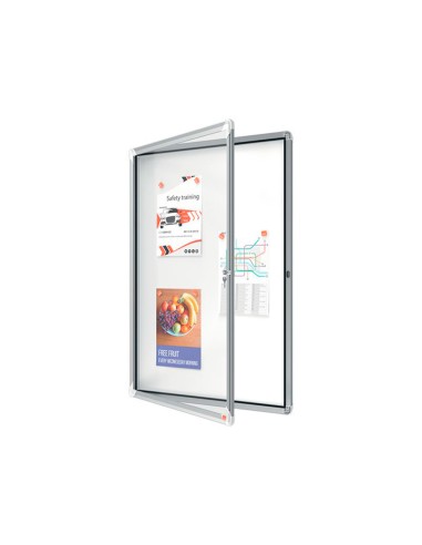 Vitrina de anuncios nobo premium plus magnetica de exterior 9 x din a4 1000x752x45 mm