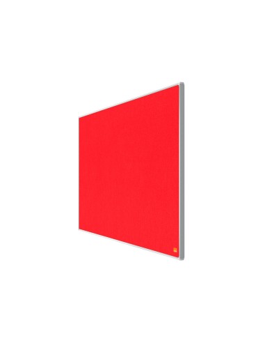 Tablero de anuncios nobo impression pro fieltro rojo formato panoramico 40 890x500 mm