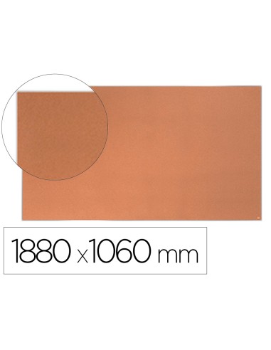 Tablero de anuncios nobo impression pro corcho formato panoramico 85 1880x1060 mm