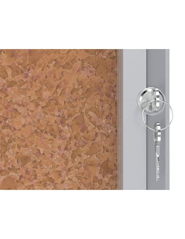 Vitrina de anuncios nobo premium plus corcho 4 x din a4 532x692x37 mm