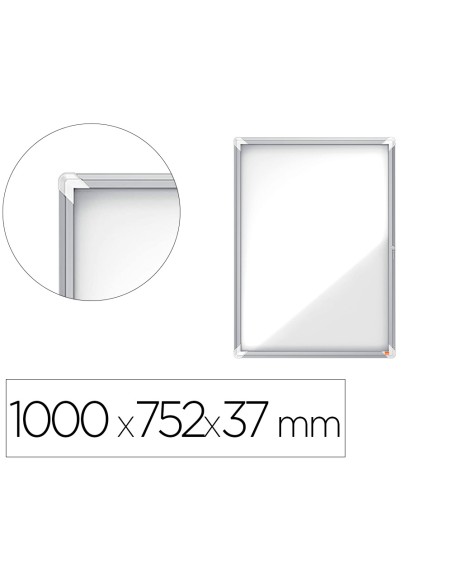 Vitrina de anuncios nobo premium plus magnetica 9 x din a4 1000x752x37 mm Vitrina de anuncios nobo premium plus magnetica 9 x din a4 1000x752x37 mm