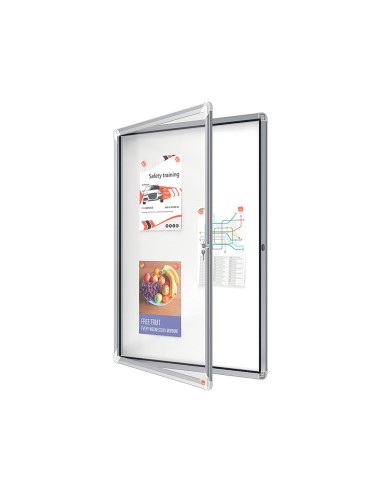 Vitrina de anuncios nobo premium plus magnetica 9 x din a4 1000x752x37 mm