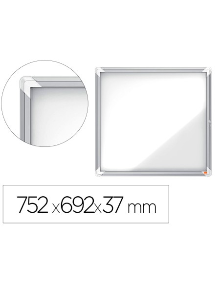 Vitrina de anuncios nobo premium plus magnetica 6 x din a4 752x692x37 mm Vitrina de anuncios nobo premium plus magnetica 6 x din a4 752x692x37 mm