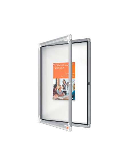 Vitrina de anuncios nobo premium plus magnetica 4 x din a4 532x692x37 mm Vitrina de anuncios nobo premium plus magnetica 4 x din a4 532x692x37 mm