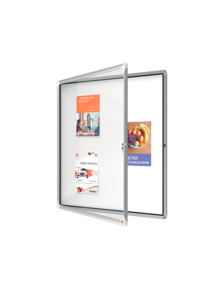 Vitrina de anuncios nobo premium plus magnetica de exterior 12 x din a4 1000x972x45 mm Vitrina de anuncios nobo premium plus magnetica de exterior 12 x din a4 1000x972x45 mm