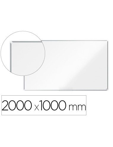 Pizarra blanca nobo premium plus melamina 2000x1000 mm