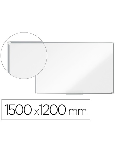 Pizarra blanca nobo premium plus melamina 1500x1200 mm