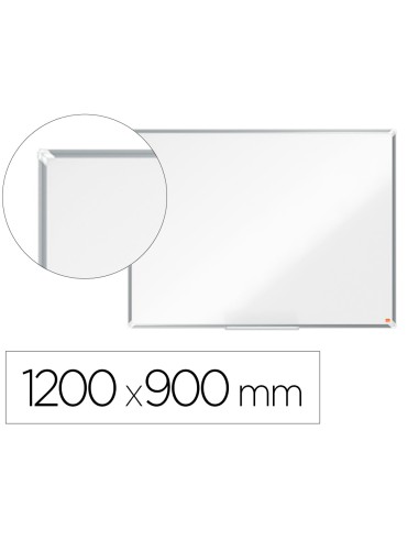 Pizarra blanca nobo premium plus melamina 1200x900 mm
