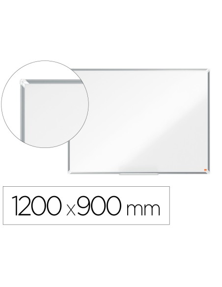 Pizarra blanca nobo premium plus melamina 1200x900 mm