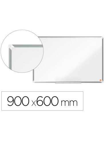Pizarra blanca nobo premium plus melamina 900x600 mm