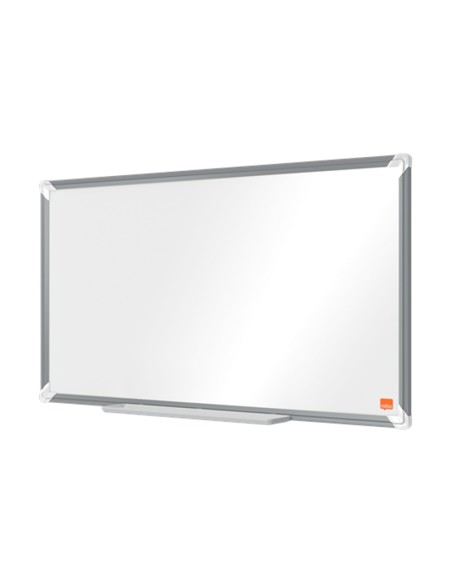 Pizarra blanca nobo premium plus acero lacado formato panoramico 32 magnetica 710x400 mm