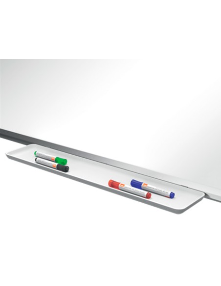 Pizarra blanca nobo premium plus acero vitrificado magnetica 2400x1200 mm