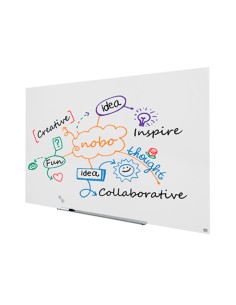 Pizarra blanca nobo impression pro cristal 85 magnetica 1883x1059 mm