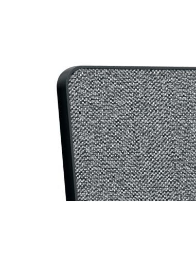 Pizarra blanca nobo movemeet con tablero de anuncios portatil marco negro doble cara magnetica 1800x900 mm