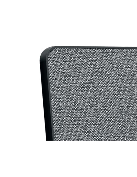 Pizarra blanca nobo movemeet con tablero de anuncios portatil marco negro doble cara magnetica 1800x900 mm