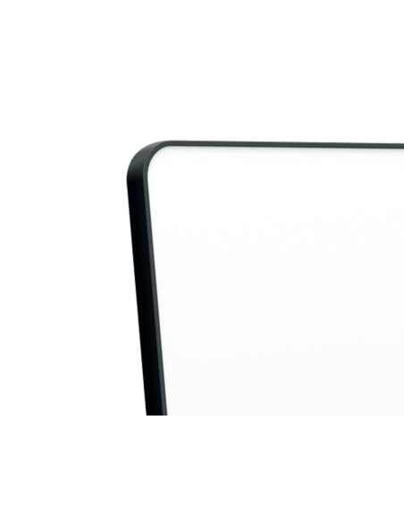 Pizarra blanca nobo movemeet extraible y portatil marco negro doble cara magnetica 1800x900 mm