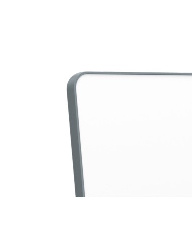 Pizarra blanca nobo movemeet extraible y portatil marco gris doble cara magnetica 1800x900 mm