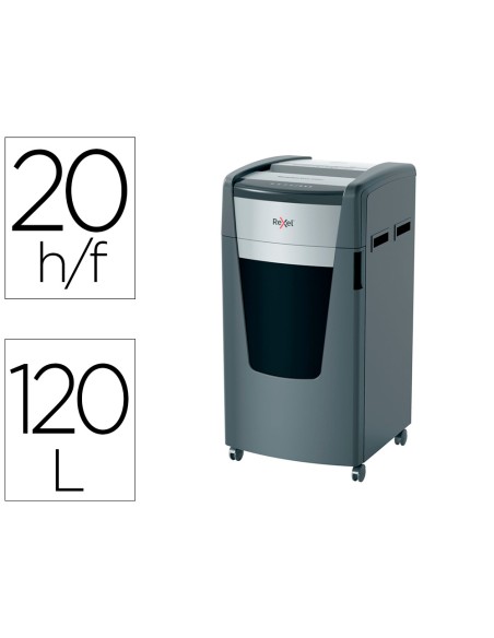 Destructora de documentos rexel momentum extra xp520 capacidad corte 20 h p5 destruye grapas clips cd y