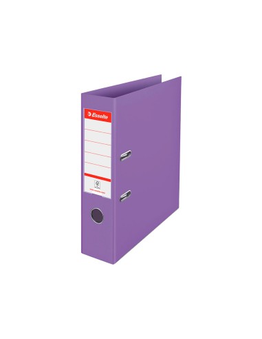 Archivador de palanca esselte colour breeze carton forrado pvc din a4 lomo 75 mm color malva