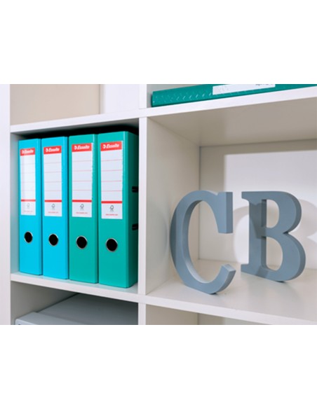 Archivador de palanca esselte colour breeze carton forrado pvc din a4 lomo 75 mm color malva