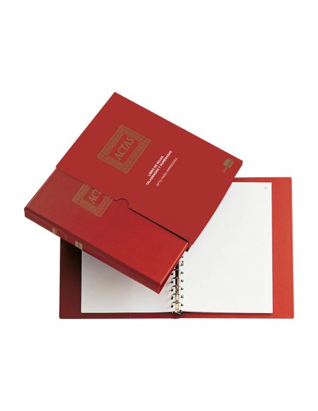 Libro liderpapel din a4 actas 30 anillas con 100 hojas movibles foliadas