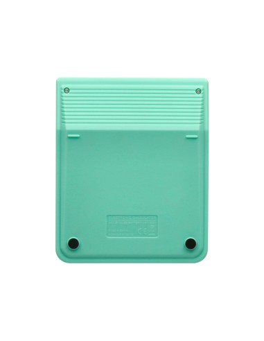 Calculadora liderpapel sobremesa xf24 10 digitos solar y pilas color verde 127x105x24 mm