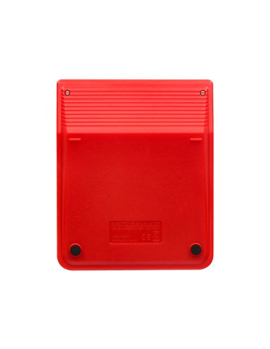 Calculadora liderpapel sobremesa xf22 10 digitos solar y pilas color rojo 127x105x24 mm