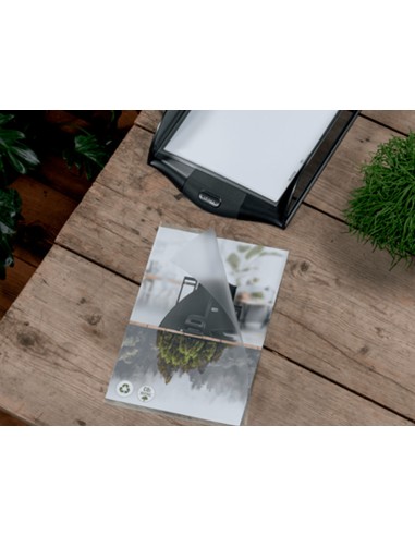 Carpeta dossier unero leitz recycle din a4 polipropileno 140 mc transparente bolsa de 25 unidades