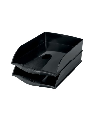 Bandeja sobremesa plastico leitz recycle vertical color negro 255x385x70 mm