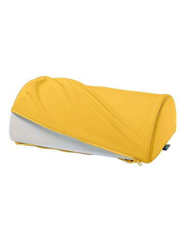 Reposapies de escritorio leitz active ergo cosy color amarillo 260x140x405 mm