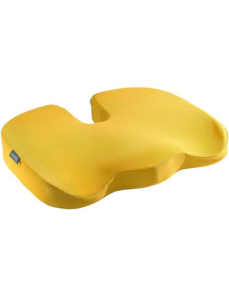 Cojin de asiento leitz active ergo cosy color amarillo