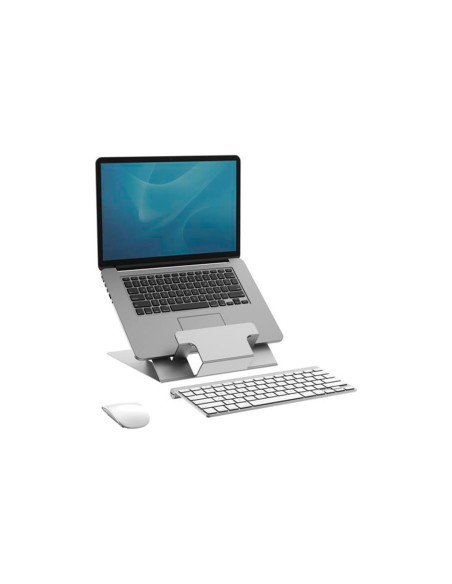Soporte fellowes hylyft para portatil plegable aluminio ajustable 6 alturas