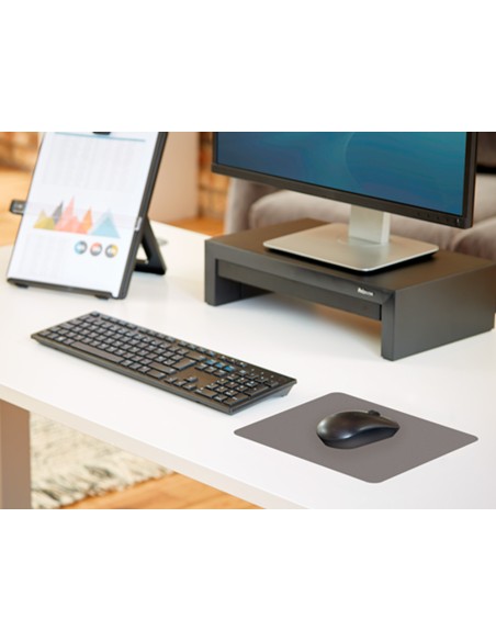 Alfombrilla para raton fellowes estandar reciclada 50 color gris