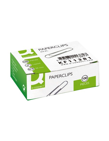 Clips zinc q connect n 4 labiados 50 mm caja de 100 unidades