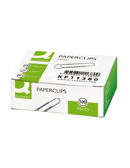 Clips zinc q connect n 1 labiados 20 mm caja de 100 unidades