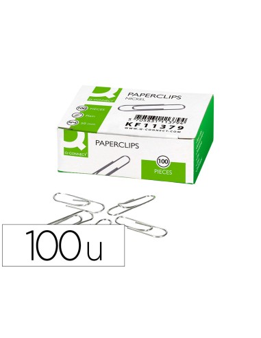 Clips niquelados q connect n 4 planos 50 mm caja de 100 unidades