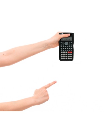 Calculadora liderpapel cientifica xf33 12 digitos 240 funciones con tapa solar y pilas color negro 156x85x20