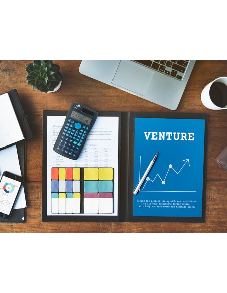 Calculadora liderpapel cientifica xf32 12 digitos 240 funciones con tapa solar y pilas color azul 156x85x20