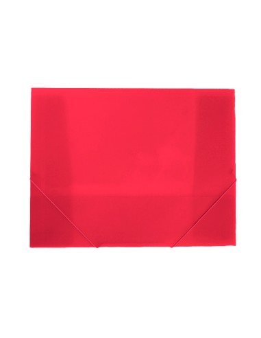 Carpeta liderpapel portadocumentos polipropileno dina4 rojo translucido lomo 50 mm