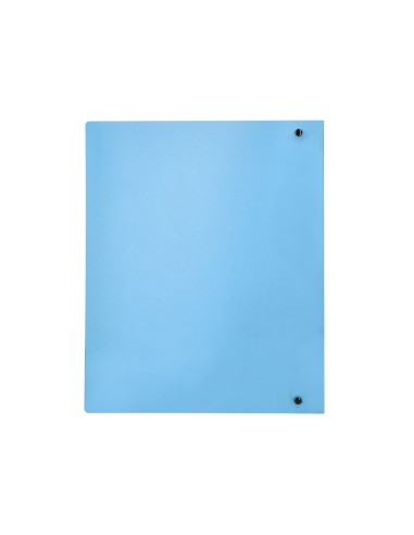 Carpeta liderpapel 4 anillas mixtas 40 mm polipropileno din a4 celeste opaco