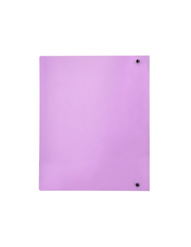 Carpeta liderpapel 4 anillas mixtas 40 mm polipropileno din a4 lavanda opaco